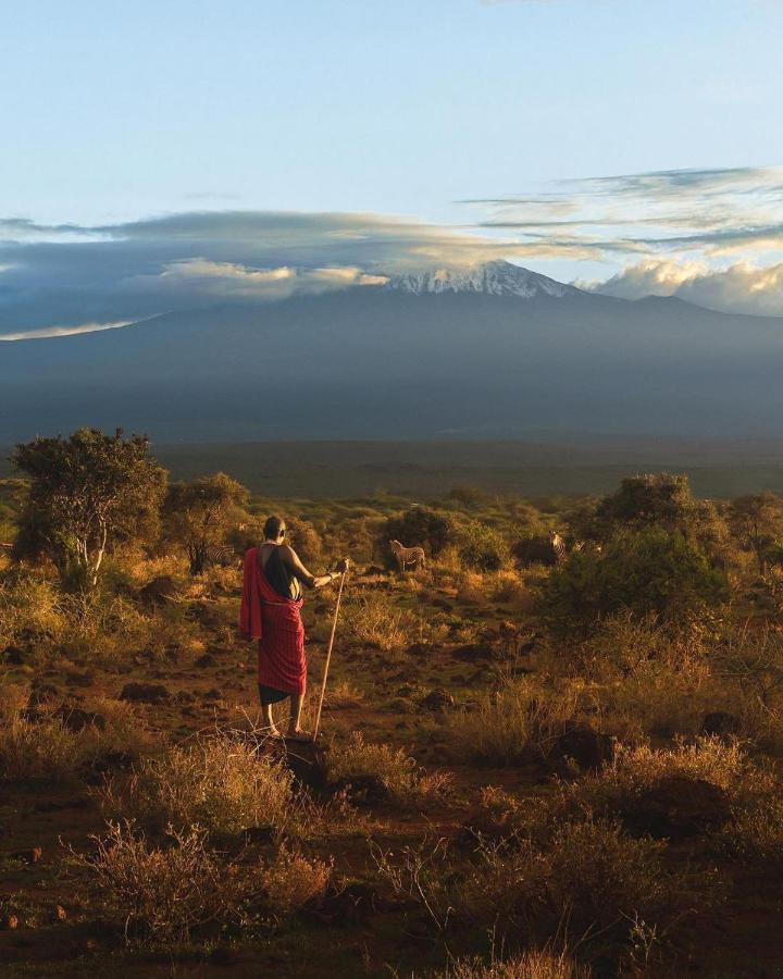 Kimana Amboseli Cultural Camping Bagian luar foto