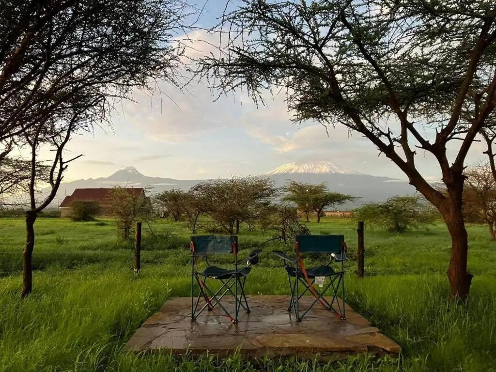 Kimana Amboseli Cultural Camping Bagian luar foto